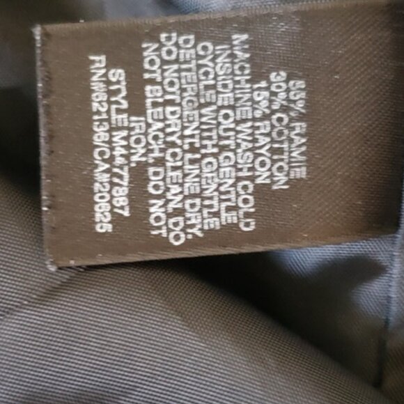 Guess Blazer Jacket Mens M Black Velvet Two Button Tailored Jacket Marciano - Picture 8 of 8